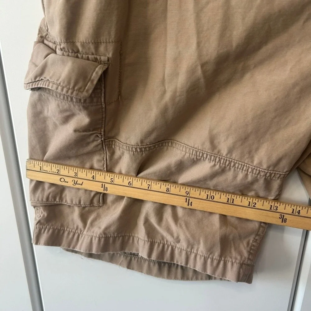 Polo Ralph Lauren Mens 42 Cargo Shorts Classic Fit Drill Khaki Tan Utility